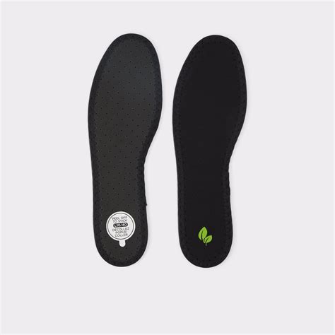 Women's Eco Comfort Insoles Black Unisex Shoe .